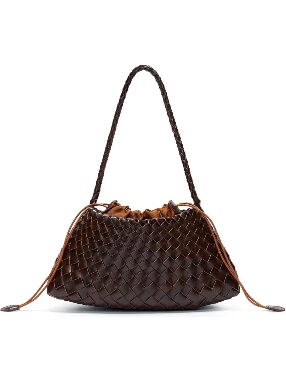 Chic Small Woven Vegan Leather Hobo Purse for Women - Stylish Underarm Shoulder